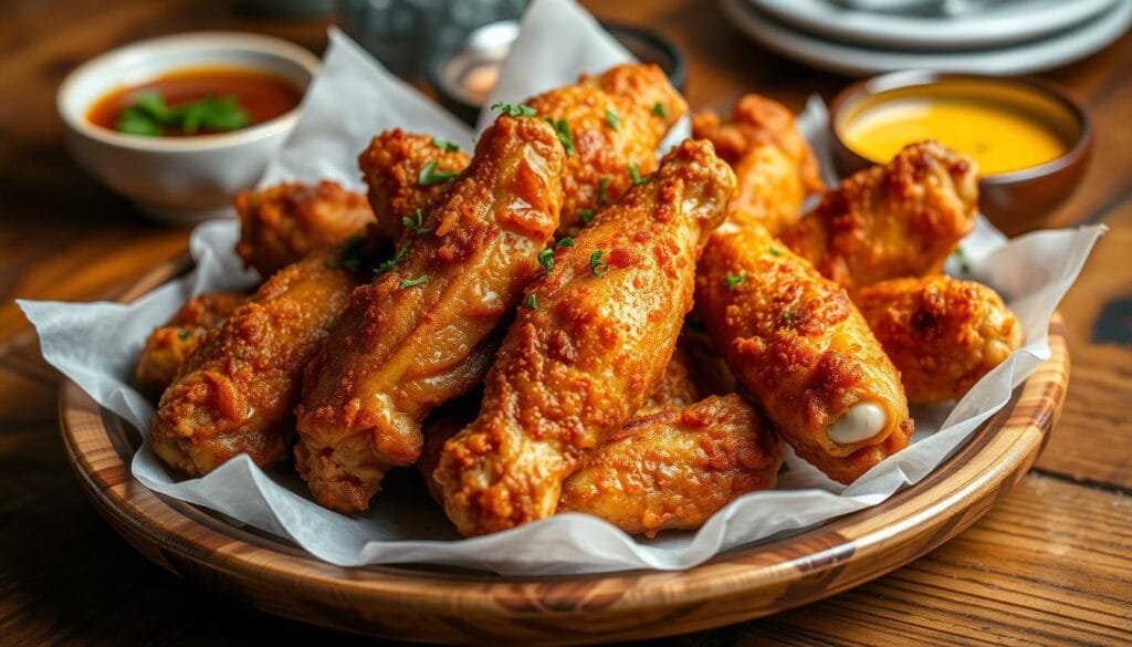 Crispy turkey wings