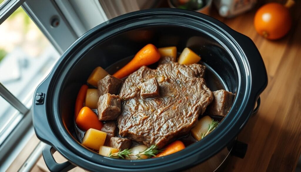 Cube Steak in Crock Pot