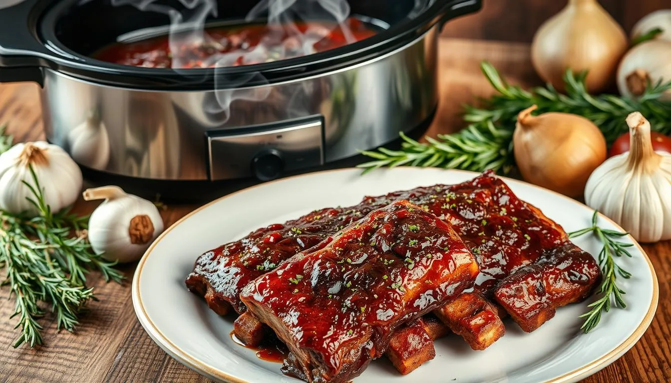 beef ribs in crock pot