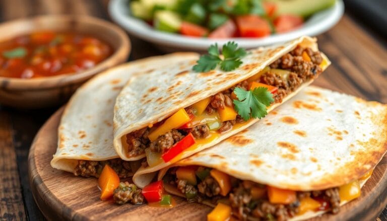 ground beef quesadillas