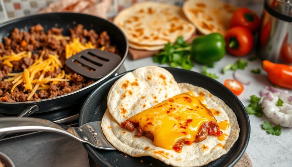 quesadilla cooking techniques